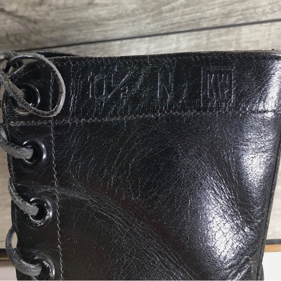 Vtg Vietnam Era Combat Boots 1967 USGI USMC ARMY Leather Cap Toe BFG Size 10.5 - Picture 10 of 13